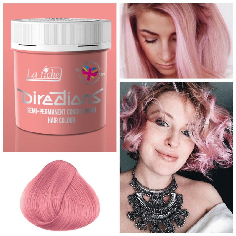 Пастельно розовая краска для волос Pastel Pink - Directions